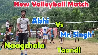New Match 🔥Naagchala vs Thandi🔥 |Set-1|High voltage volleyball Match  Mandi hp