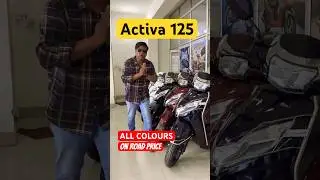 Honda Activa 125 All Colours & Price #mrauto #hondaactiva125 #viralshorts