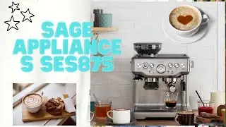 🍇Beste Sage Appliances SES875 Espresso-Maschine The Barista Express Geb&uuml;rstetes Edelstahl