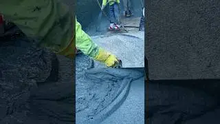 Most satisfying construction process may be pool plastering! Magic touch 👌
