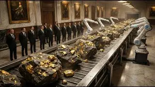 Inside a Gold Refinery: From Rock Ore to 9999 Gold Bars | Full Process