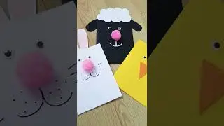 EASTER GREETING CARDS/DIY EASTER CARD/SHORTS/FYP/FOR YOU PAGE/CUTE EASTER CARDS/EASTER ART AND CRAFT