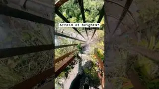 Afraid Of HEIGHTS? |ACROPHOBIA ☠️ #scary #alone #explore #phobia #height #acrophobia #fyp #old