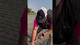 Casey From Home Pros Construction Showing What To Look For On Your Roof In A Roof Inspection