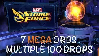 7 MEGA ORBS, MULTIPLE 100 SHARD DROPS - Marvel Strike Force