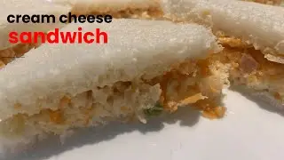 Cream Cheese Sandwich | Simple Cream Cheese Sandwich @ Home
