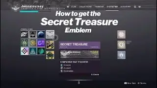 How to get the Secret Treasure emblem -Destiny 2 - Secret item