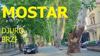 Мостар, автомобильная экскурсия по городу, Герцеговина, июль 2024 г.