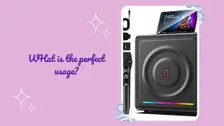 Karaoke Machine Review | 2 Wireless Mics, Bluetooth 5.3 & Echo Control
