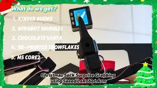 Seeed Robot Arm Christmas Project: Candy, Modules & a DIY Snow Globe 🎄🤖