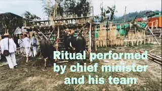 Mopin festival |Ritual | performed by  Chief guest | Hon'ble chief minister Shri Pema khandu