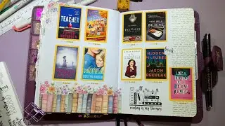 📚 April 2025 Reading Journal | A5 Dot Grid Setup & Flip-Through