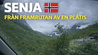Senja från framrutan av en plåtis 🇳🇴