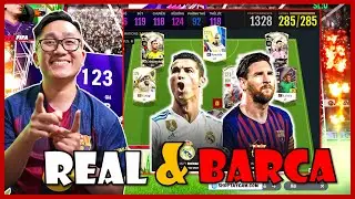 Breaking Through 1 Round of the I Love Event Building a Super Team Real Madrid Mix BARCELONA With...