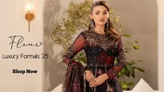 Alizeh Fleur Luxury Formal Collection 2025 | Zarif Unstitched Premium Luxury Chiffon Collection