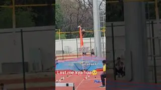 pole vault fail 😍 #jumperaj #youtubeshorts