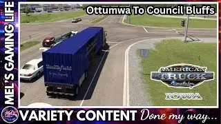 Relaxing Drive Through Iowa | American Truck Simulator (Ottumwa To Council Bluffs)