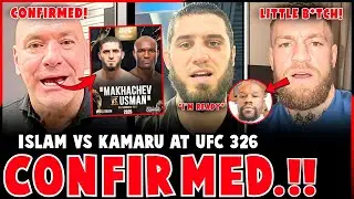 Islam Makhachev vs Kamaru Usman at UFC 326 CONFIRMED! | Conor CALLS OUT Mayweather for White House!