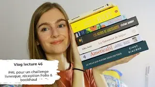 VLOG LECTURE 46 | PAL CHALLENGE, RÉCEPTION FOLIO & BOOKHAUL 📚