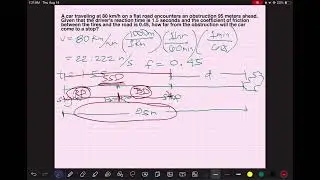 Stopping Sight Distance Sample Problem - Transportation Engineering 