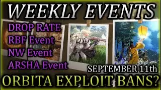 Arsha PvP Event, Drop Rate Hot Time, NW & RBF Events and Fix To Titan Exploit | BDO Events