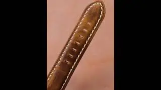 Waterproof finish application is done to prevent water from ruining your leather watch band! 💯🔥