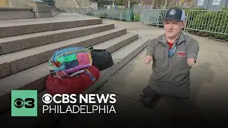 Athlete with underdeveloped limbs to compete in Philadelphia Marathon events on skateboard