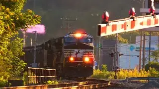 NS 594 In Harmarville Pa Movie Scene Clips 🔥#norfolksouthern #railway #train #railfan