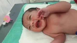 Hungry baby crying After Fed Baby Cute Reaction ❤️#baby #reaction #feeding #milk 