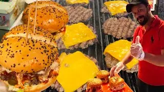 Pakistani Burgers that Rival America's | Burger Fest Islamabad | Beef Grill Burgers | Street Food