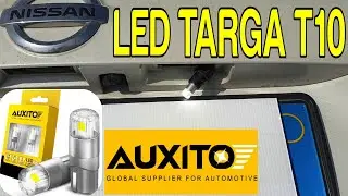 Sostituzione Lampadine Targa Con LED AUXITO T10 W5W Per Nissan Qashqai e Altre Autovetture