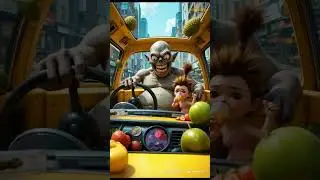 Zombie Taxi Driver Works Hard for His Kids