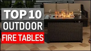 ✅TOP 10 Best Outdoor Fire Tables for 2024 (Top 5 Picks)