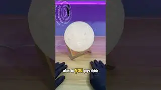 Celebrating The longest night of the year with a 3D printed moon lamp
