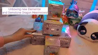 Unboxing new Elemental and Gemstone Dragon Meemeows!