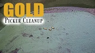 Gold Pan Picker Cleanup!! | How To Pan For Gold | Gold Rush In California