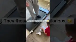 A treadmill both adults and kids can enjoy foot massage on