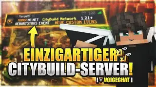 ⭐ EINZIGARTIGER CITYBUILD-SERVER! [+ VOICECHAT] | Minecraft Server Vorstellung ⭐