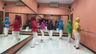 COLD HEART Line Dance                                                               demo: HappyMom's