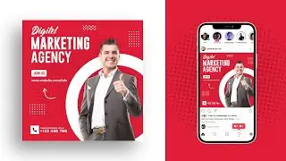 How to Design Digital Marketing Banner Design in Photoshop CC 2021