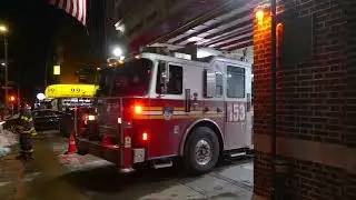 FDNY Tower Ladder 153 responds to Box 3316