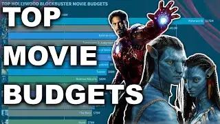 Top Hollywood Blockbuster Movie Budgets Since 1990 (Bar Chart Race)