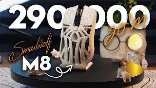 290.000 so'm Smailwolf M8 kichik ekran, 12.000 Dpi, 3 xil rejimda ishlatish imkoni video tahlil