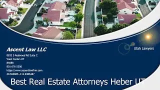 Real estate attorneys Salt Lake City