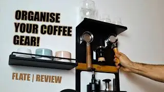FLATE&reg; Barista Rack Review ☕ | Universal Coffee Shelf for a Clean Setup (4-Min Test)