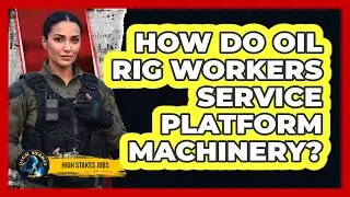 How Do Oil Rig Workers Service Platform Machinery?