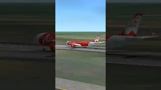 Airbus A330-300 Thai Airasiax landing at Suvarnabhumi Airport #rfs #aviation #game#landing