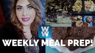 WEEKLY WW MEAL PREP | 1SP WHOOPIE PIES | BLUEBERRY GINGER PANCAKES & FETA MEATBALLS |WEIGHT WATCHERS