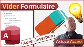 Vider un formulaire Access après insertion