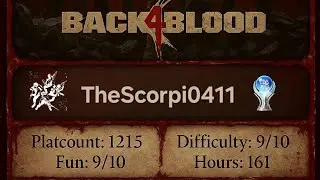 Back 4 Blood Platinum Trophy #1215